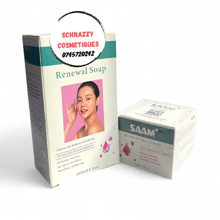 ORIGINAL SAAM CREAM WITH SCAN CODE + FREE SOAP Face Renewal Face Cream Tackles Melasma Age Spots Hyperpigmentation Sunburn Red Face Reveal Brighter Even Toned Radiant Skin