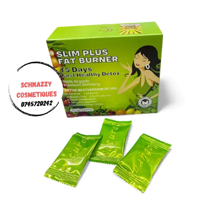 15 Days Detox Slim Plus Fat Burner 100% Organic Premium Cleanse Detoxify Burn Calories Boost Metabolism Suppress Appetite Increase Energy Levels Slimming Tablets Weightloss Pills Trimming