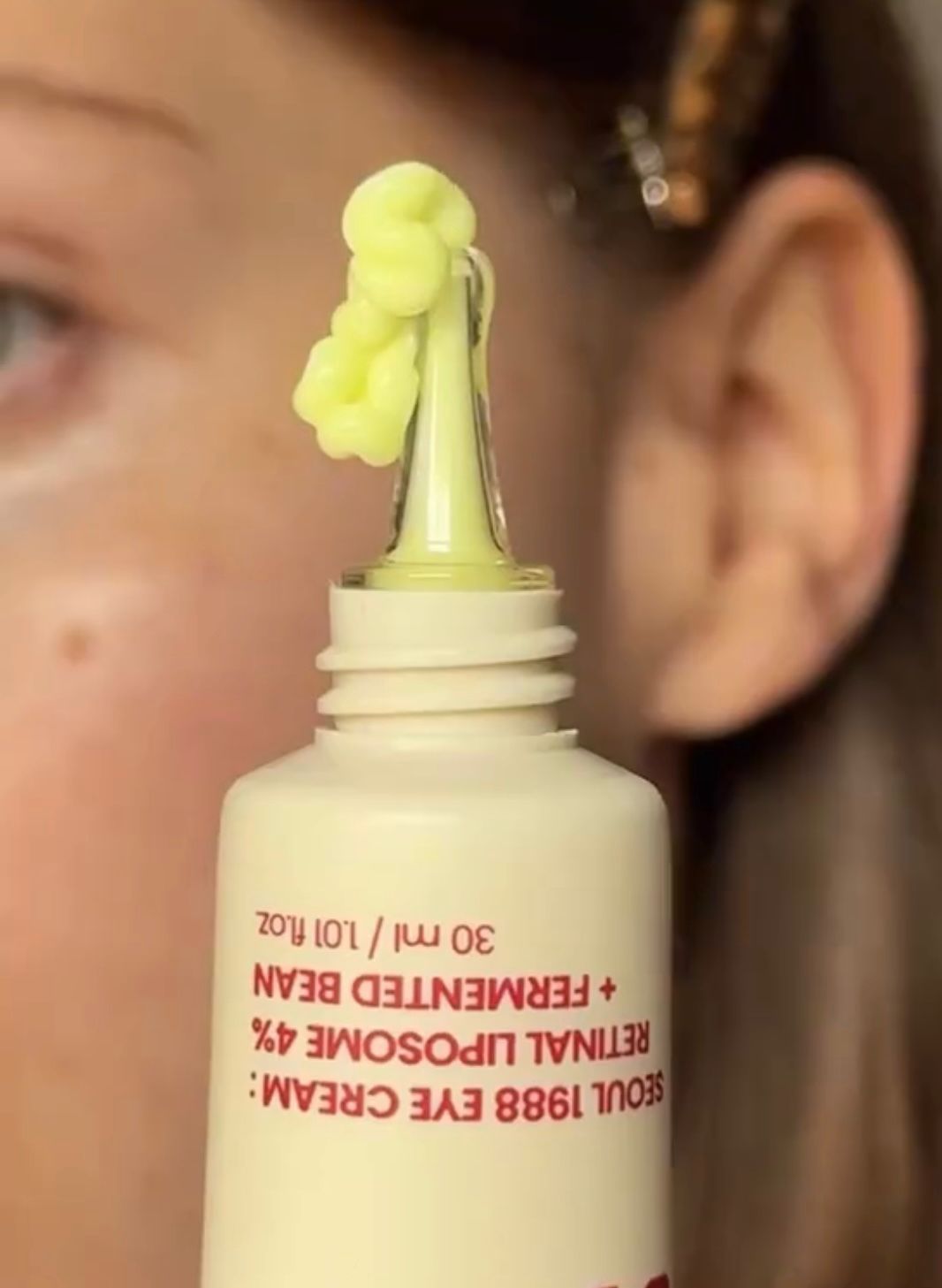 SEOUL 1988 Eye Cream Liposome Retinal 4% + Fermented Bean Extract with Bakuchiol Vitamins C & E 3 Peptides Eye Contour Powerful Cream Minimize Eye Bags Wrinkles Brighten Skin Strengthen Elasticity