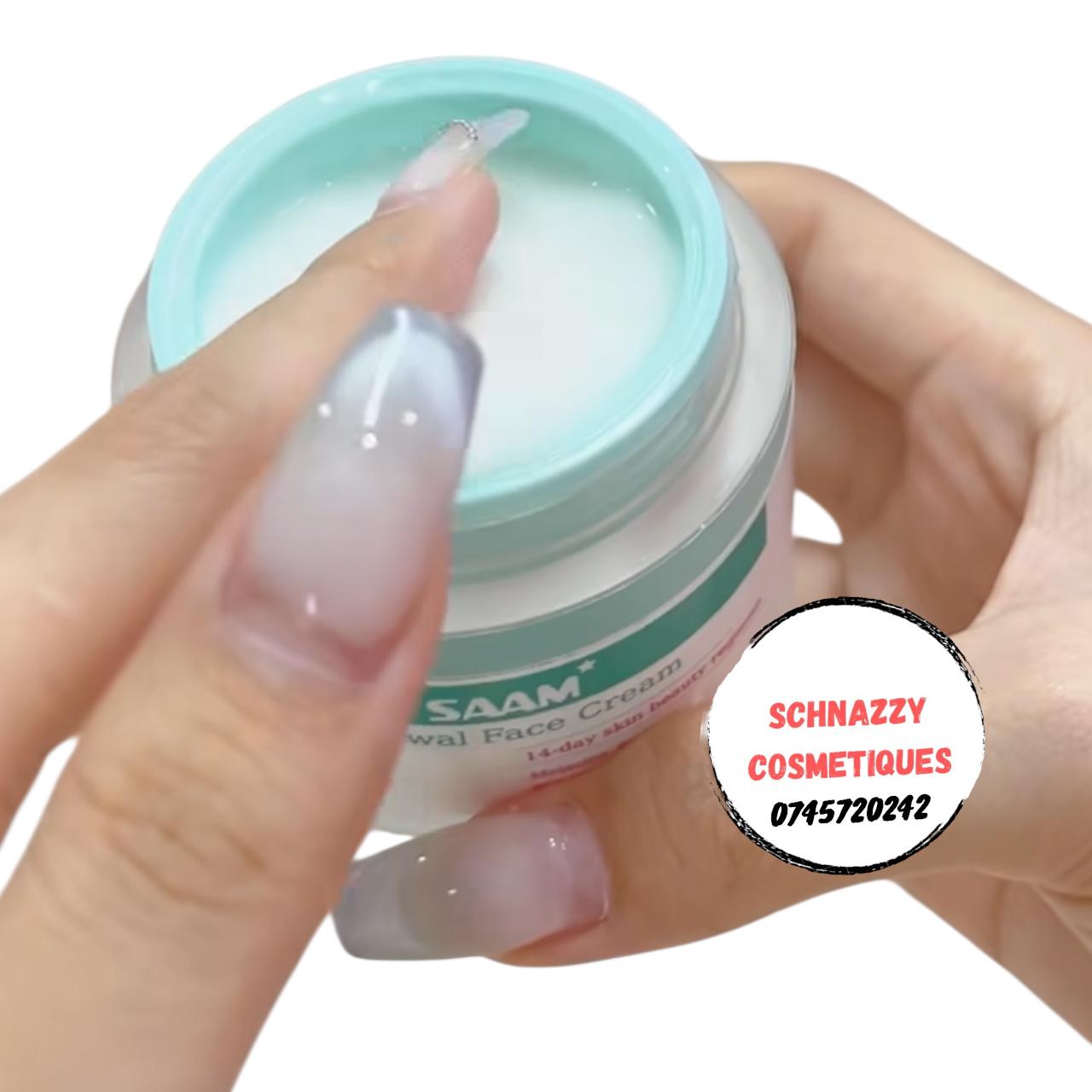 Limited Time Offer NEW!!  SALE TRENDING Best Choice!! Authentic SAAM Face Renewal Cream WITH SCAN CODE TOP & BOTTOM Get free Renewal Soap with each purchase Original SAAM CREAM