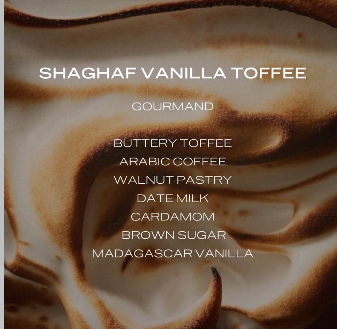 SHAGHAF Vanilla Toffee Oriental Vanilla Fragrance Woody Notes Sweet Exotic Unisex 75ml Main Notes Toffee Coffee Dates Vanilla