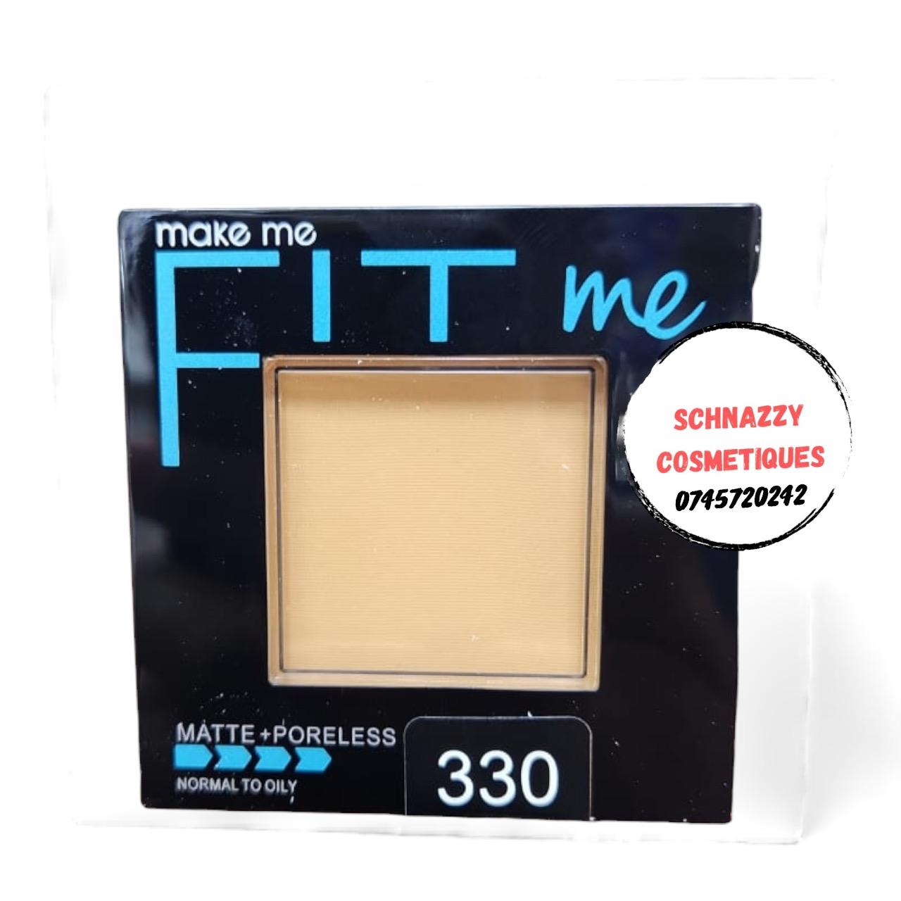 FIT ME Matte Pressed Powder Lasting Makeup Oil Control Sweat Control Smooth Poreless Finish Longwearing Lightweight Coverage Anti-shine Perlite Absorbs Oil