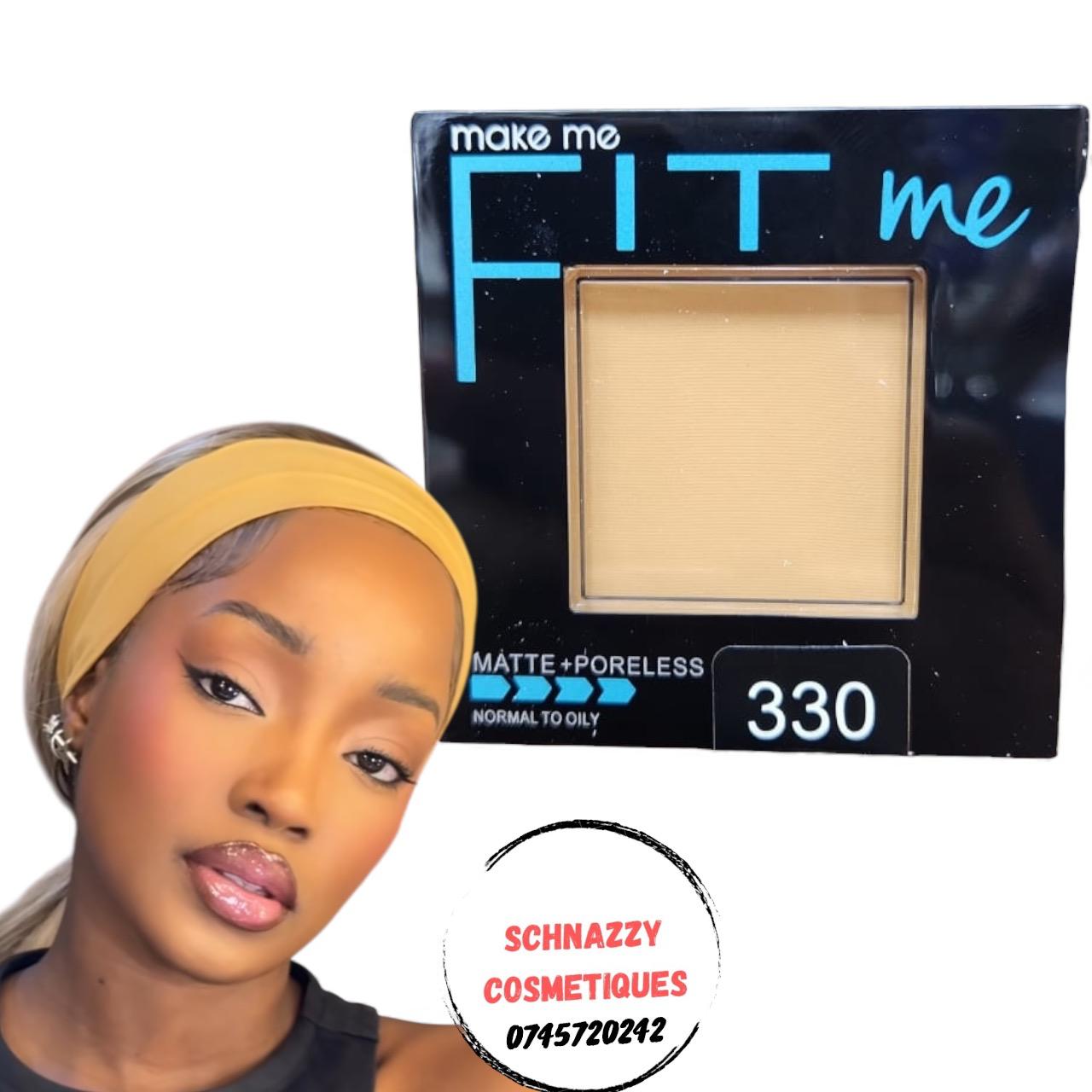 FIT ME Matte Pressed Powder Lasting Makeup Oil Control Sweat Control Smooth Poreless Finish Longwearing Lightweight Coverage Anti-shine Perlite Absorbs Oil