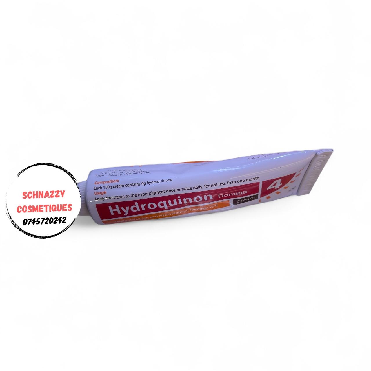 Hydroquinon Cream Fade Hyperpigmentation Melasma Stubborn Redness is used to lighten localized areas of hyperpigmented skin, such as skin blemishes, melasma, and freckles