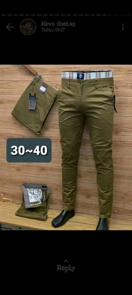 RBC Brand Khaki's Size 30-40 Most Colors, for Both Official and Casual Wears events