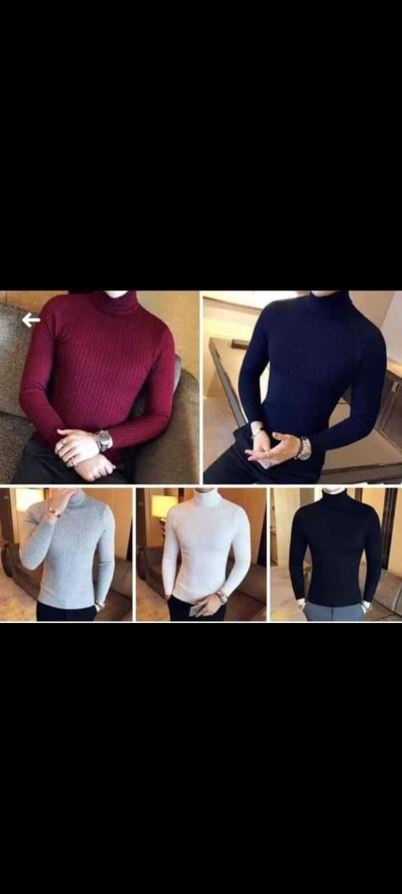 Turtle Neck/PullNeck Sweater Classy men's pull-neck