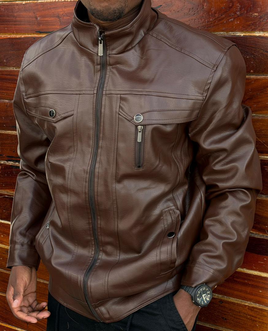 Pure leather Jackets for men xl to 4xl available in Color Black, Brown and Coffee Color- For classy and Luxurious looks