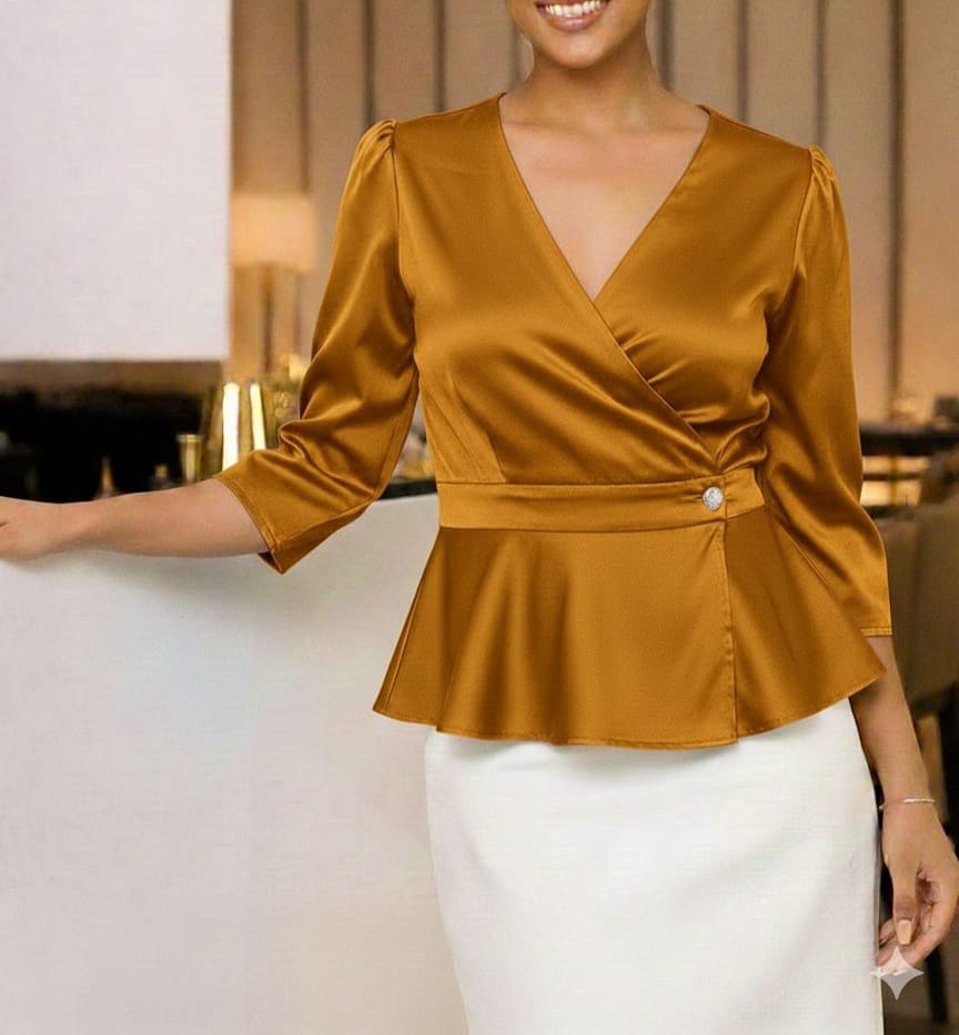 TEAL WRAP PEPLUM TOP and OFF-SHOULDER STRUCTURED TOPs S-2XL