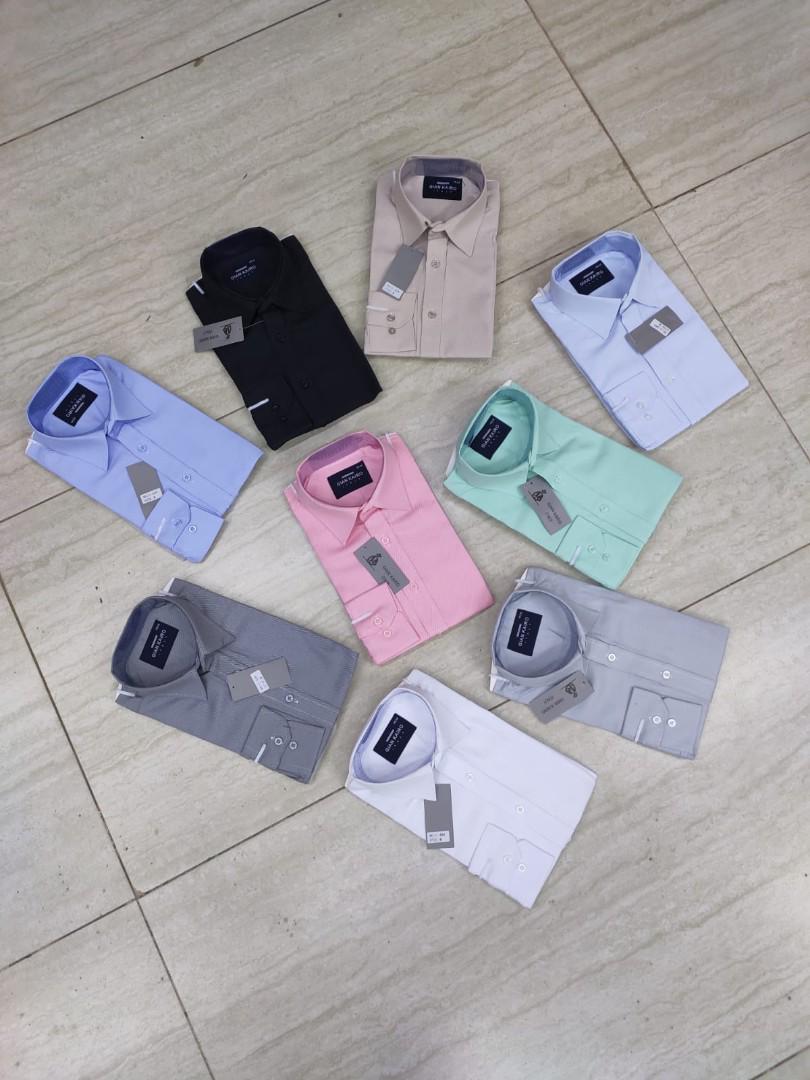 Men's Premier High quality Cotton Long sleeve shirts sizes S to 3XL