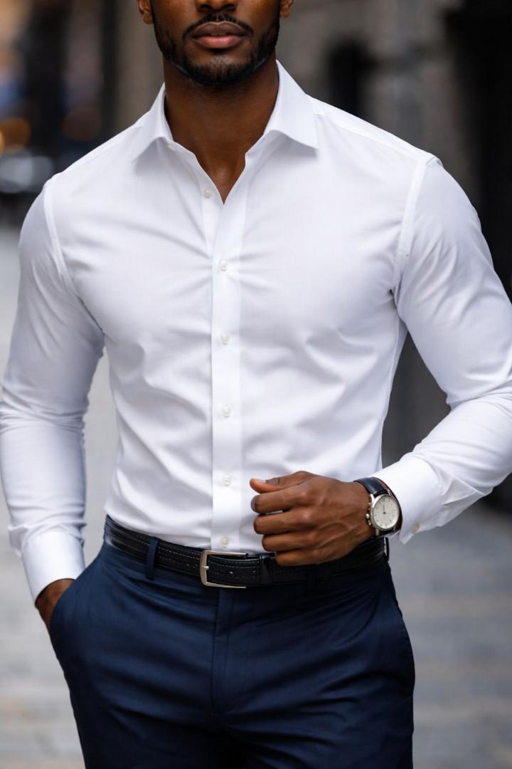 Men's Premier High quality Cotton Long sleeve shirts sizes S to 3XL