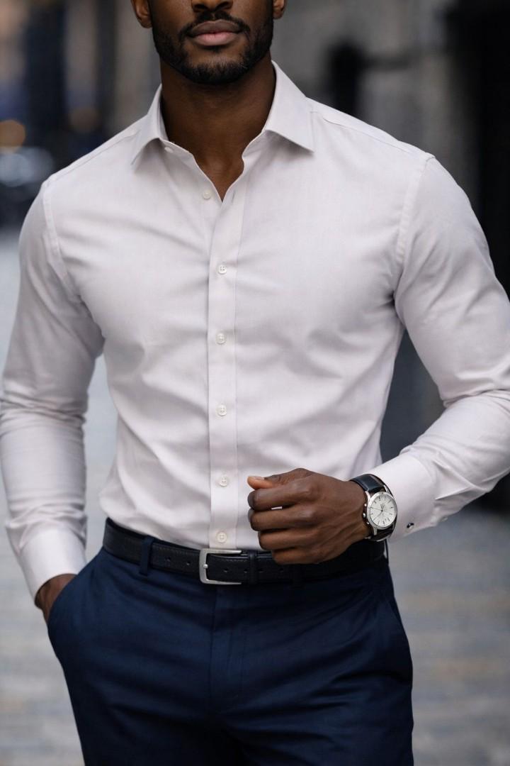 Men's Premier High quality Cotton Long sleeve shirts sizes S to 3XL