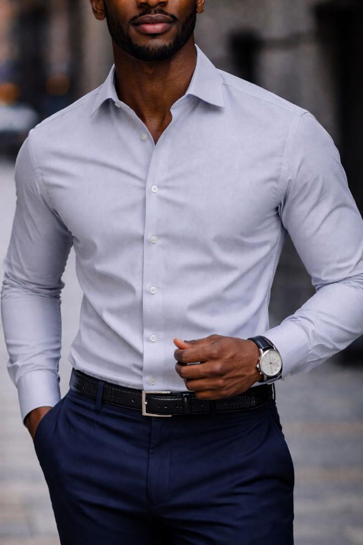 Men's Premier High quality Cotton Long sleeve shirts sizes S to 3XL