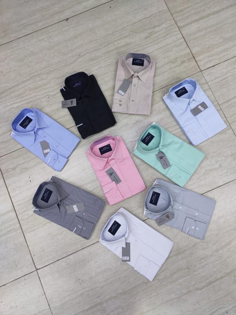 Men's Premier High quality Cotton Long sleeve shirts sizes S to 3XL