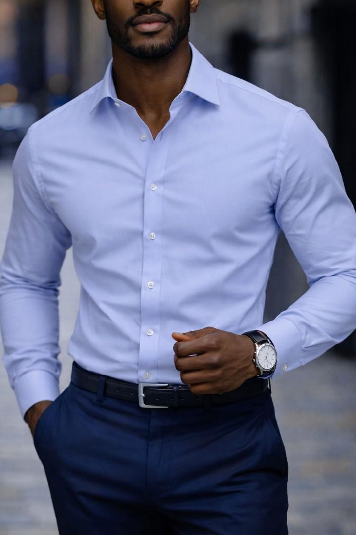 Men's Premier High quality Cotton Long sleeve shirts sizes S to 3XL