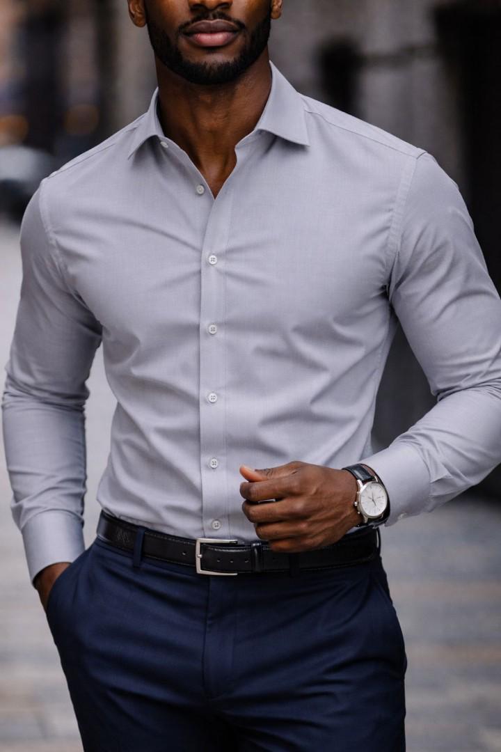 Men's Premier High quality Cotton Long sleeve shirts sizes S to 3XL