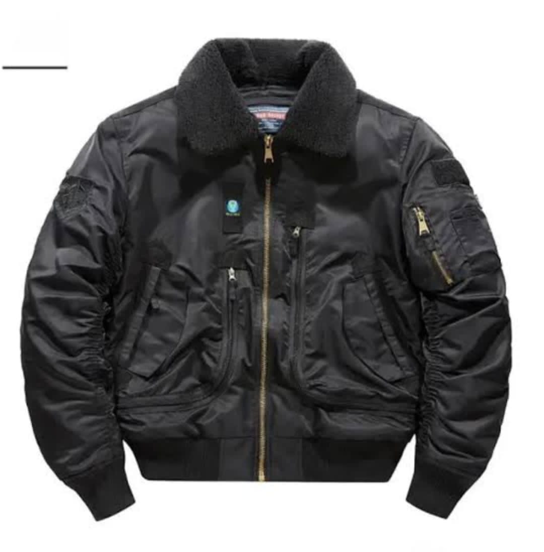 Premium Military MA-1 Bomber Jacket – Warm Winter Jungle Green Flight Coat for Men Size M-3xl