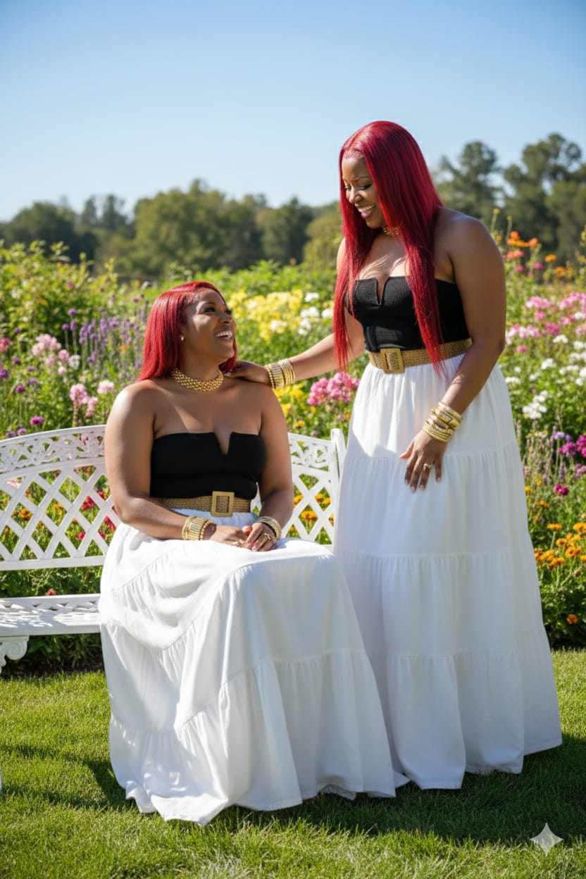 Elegant Boho skirt with belt Plus a Corset – Sorted colors and Free Size- Boho skirt with belt