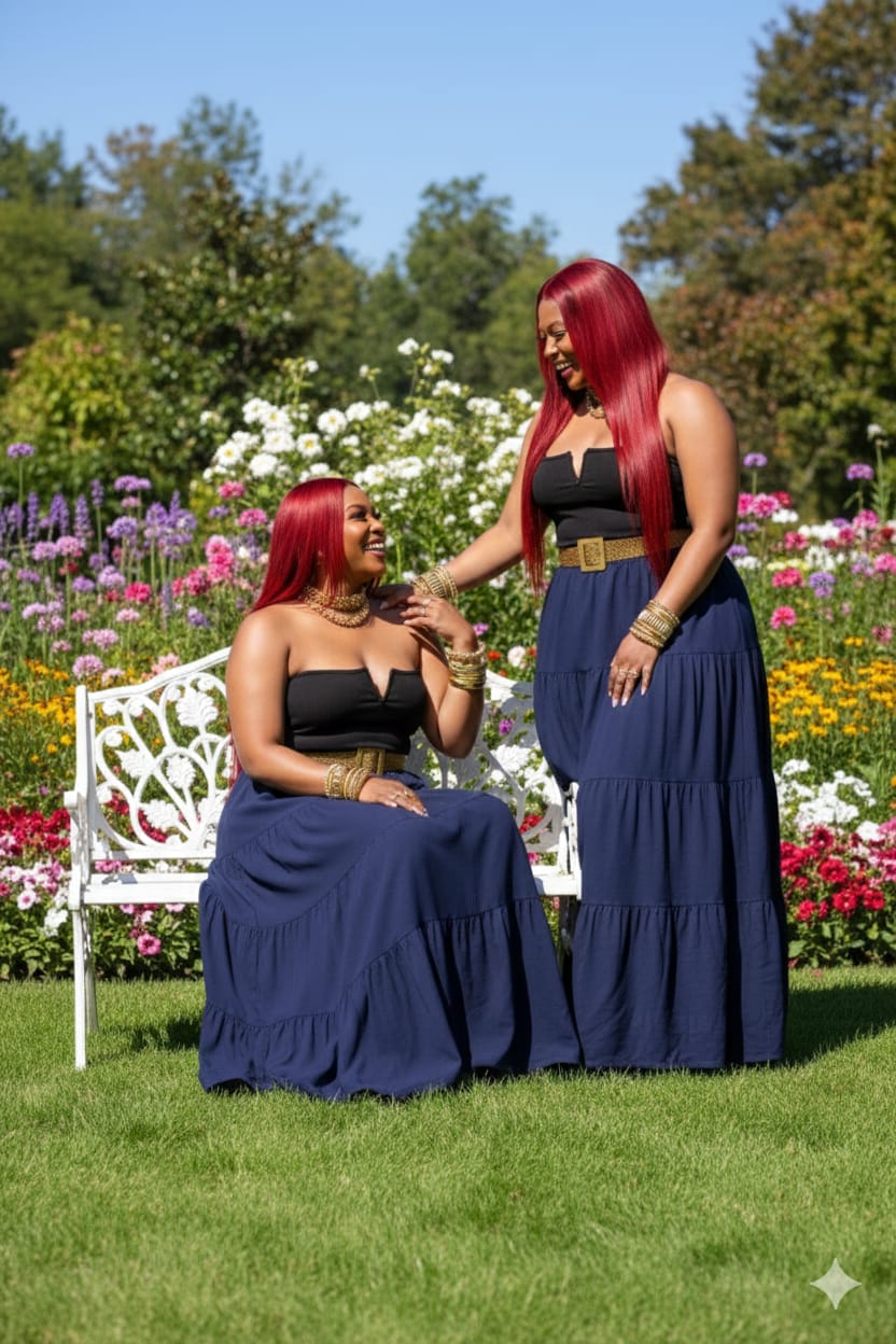 Elegant Boho skirt with belt Plus a Corset – Sorted colors and Free Size- Boho skirt with belt