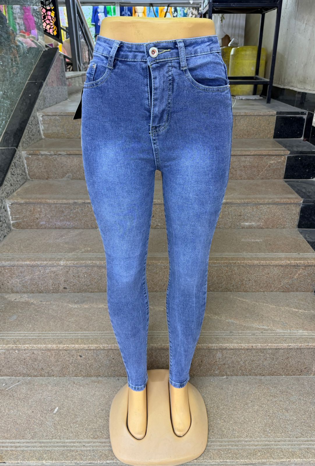 Classic Ladies Curve Fit High-Waist Stretch Skinny Jeans SIZE 27 to 36