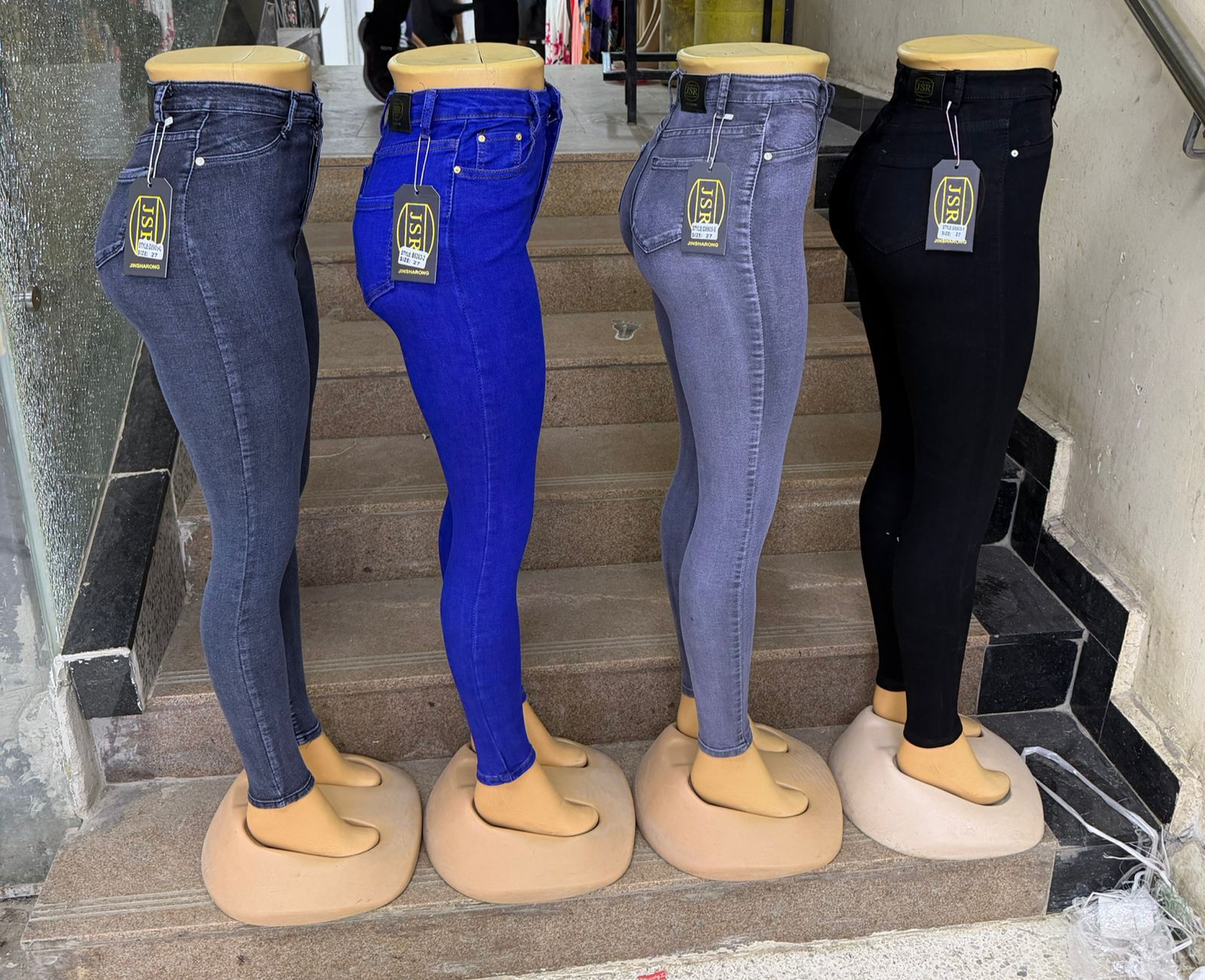 Classic Ladies Curve Fit High-Waist Stretch Skinny Jeans SIZE 27 to 36