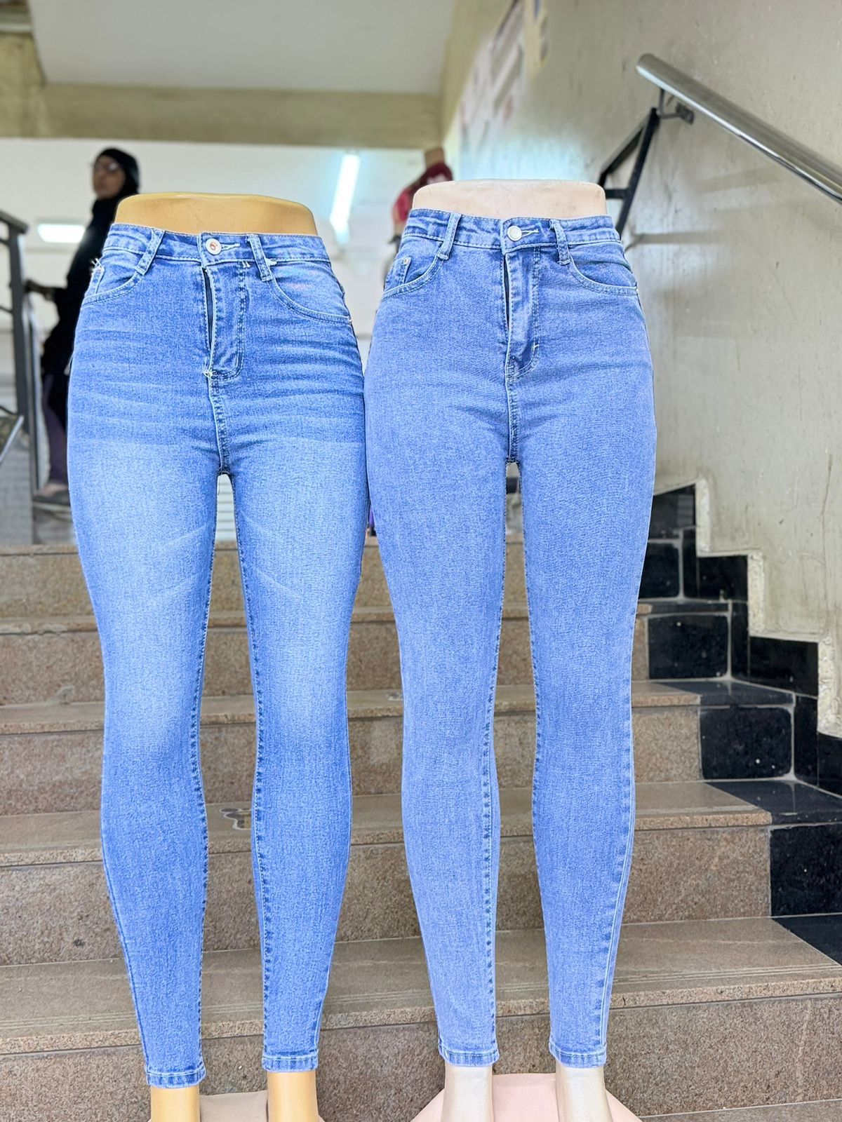 Classic Ladies Curve Fit High-Waist Stretch Skinny Jeans SIZE 27 to 36