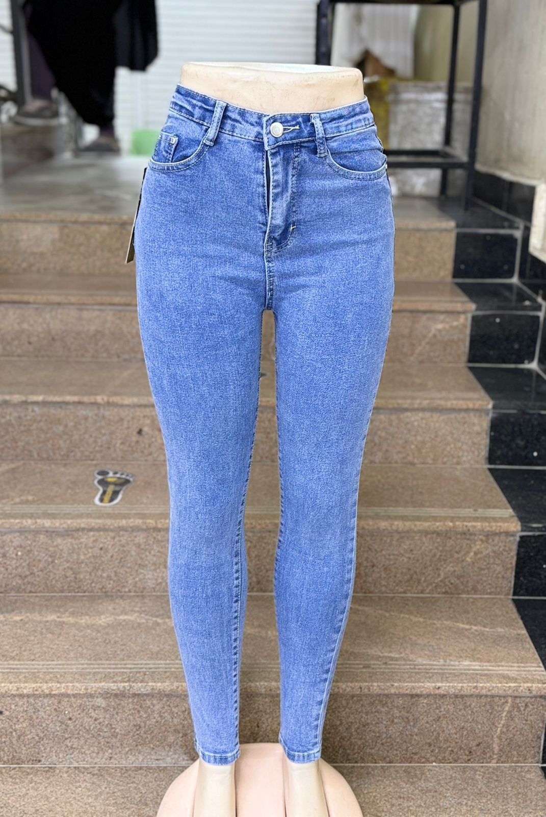 Classic Ladies Curve Fit High-Waist Stretch Skinny Jeans SIZE 27 to 36