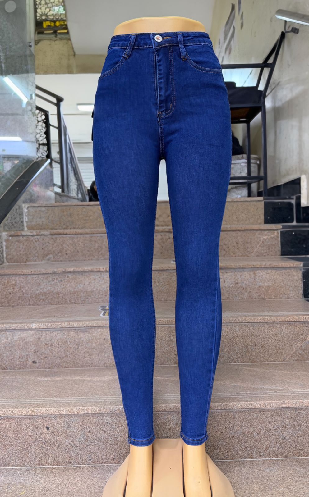 Classic Ladies Curve Fit High-Waist Stretch Skinny Jeans SIZE 27 to 36