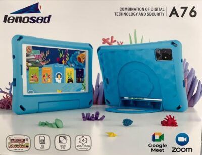 Lenosed Discover A76 Kids Tablet – 7" Display, 6GB RAM + 256GB ROM, Android, Dual SIM + Free Gifts