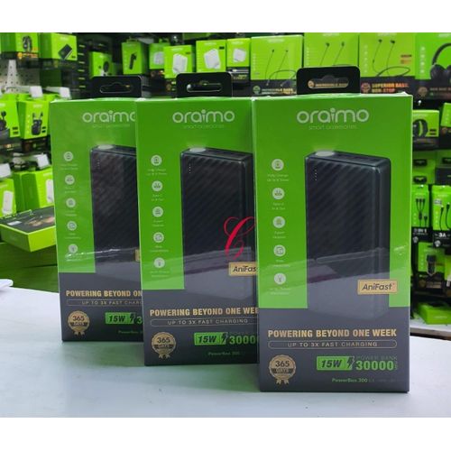 Oraimo PowerBox 300 Lit OPB-1301 30,000mAh power banks