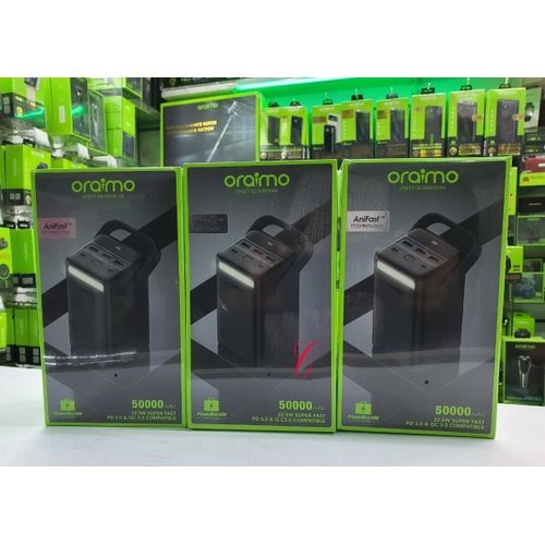 Oraimo PowerBox 500 OPB-500QN 50,000mAh 22.5W Power Bank