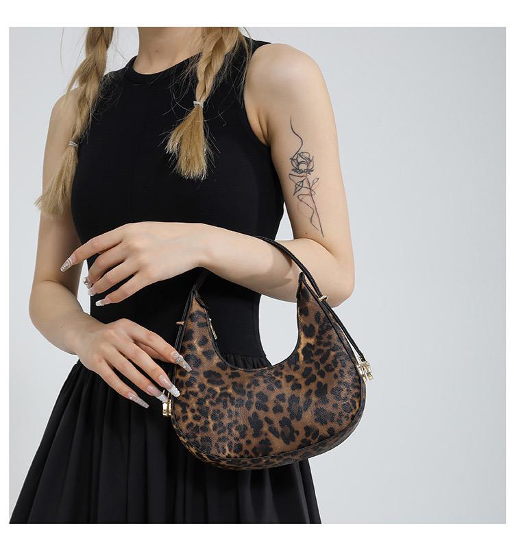 Animal print statement bag