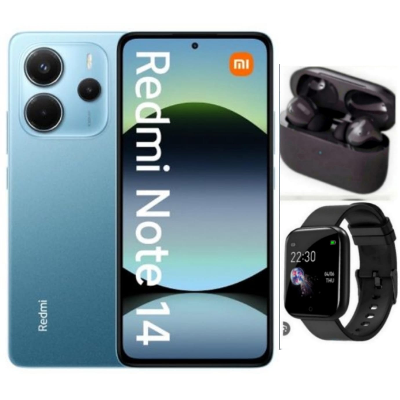 XIAOMI Redmi Note 14 , 6.67", 256GB + 8GB RAM (Dual SIM), 5500mAh, Ocean Blue (1YR WRTY)