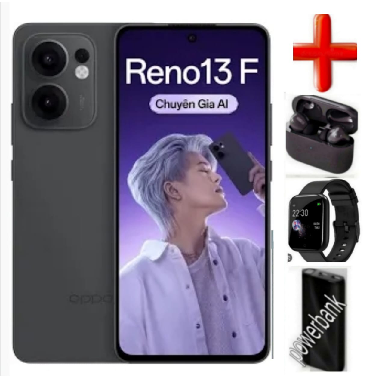 Oppo Reno 13F , 8GB RAM 256GB ROM 5,800mAh, 80W. 50MP