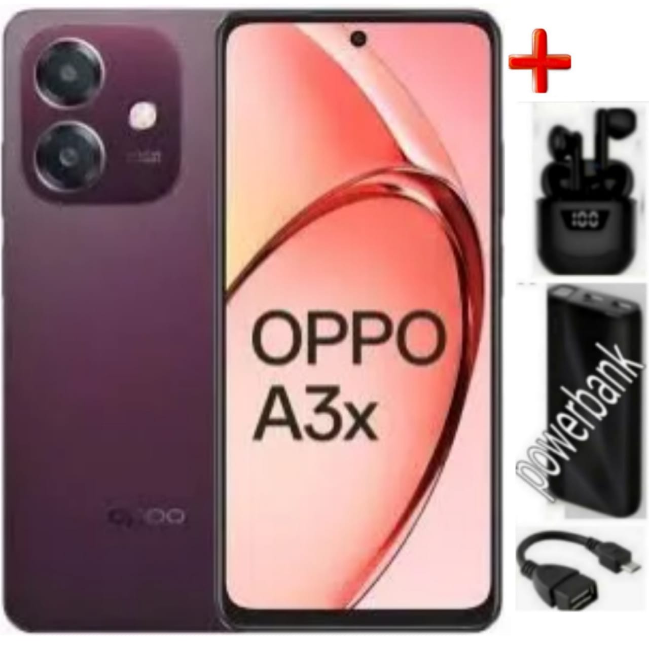 Oppo A3X, 6.67", 128GB + 4GB RAM, 4G LTE, 45W Flash Charge (Dual SIM) 5,100 mAh -