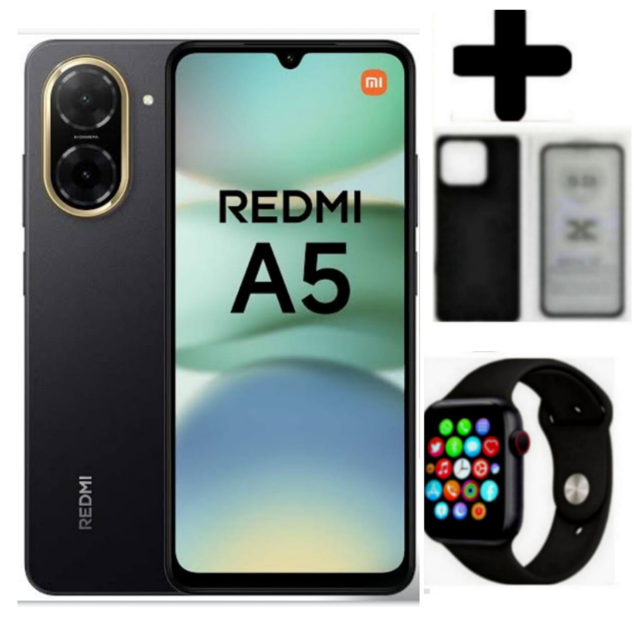 XIAOMI Redmi A5 RAM 4GB + 64GB , 5200 MAH DUAL SIM BLACK