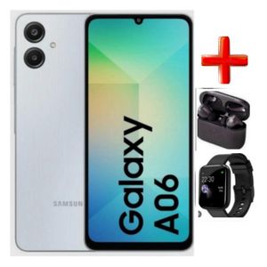 Galaxy A06 6.7 DISPLAY 4GB RAM +128GB ROM 5000MAH DUAL+FREE EARPODS+WATCH