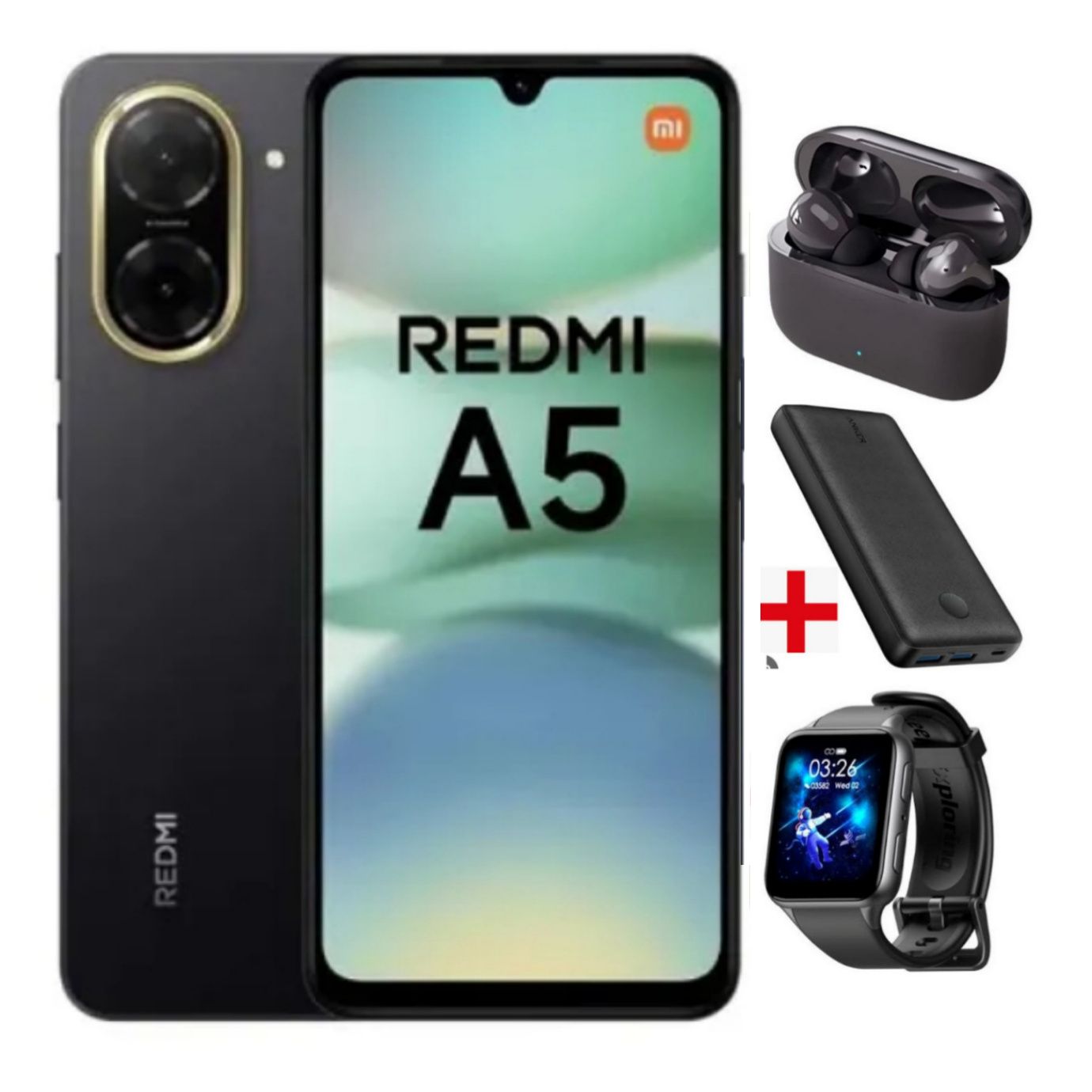 XIAOMI Redmi A5 ,6.88'' Display, 3 GB RAM + 64 GB Storage, 5200 Mah Battery