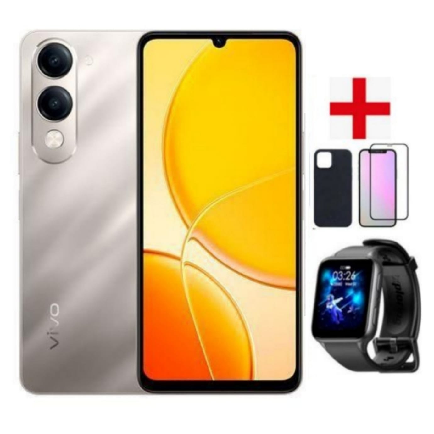 Vivo Y04 6.74" 64GB ROM+ 4GB RAM (Upto 8GB RAM) 5500mAh (Dual Sim)