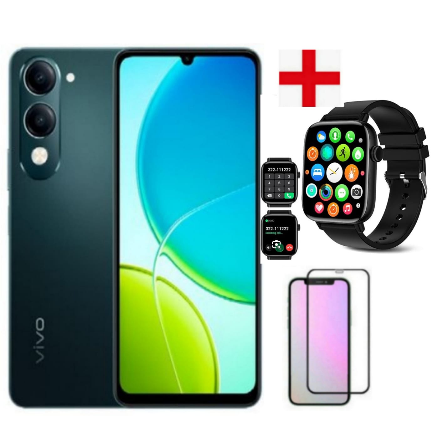 Vivo Y04 6.74" 64GB ROM+ 4GB RAM (Upto 8GB RAM) 5500mAh (Dual Sim)