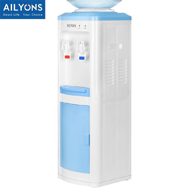 Water Dispenser with Storage Cabinet 2 Faucets Kitchen Appliance big size AILYONS AFK-111 Household Appliance Hot and normal standing