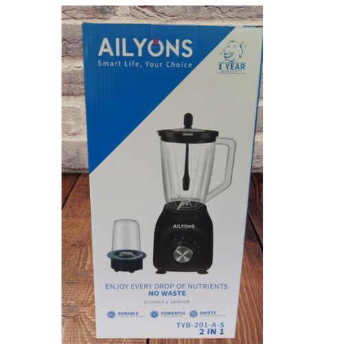 AILYONS Blender - Powerful counter Top 2 In 1 Blender With Grinding Machine