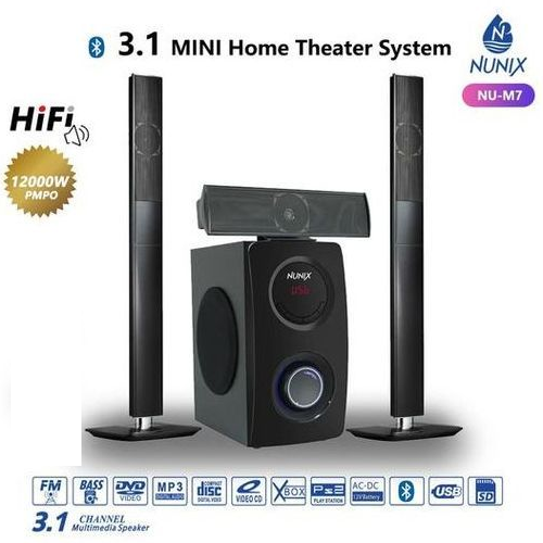 Nunix  Mini Home Theater Speaker System 3.1CH