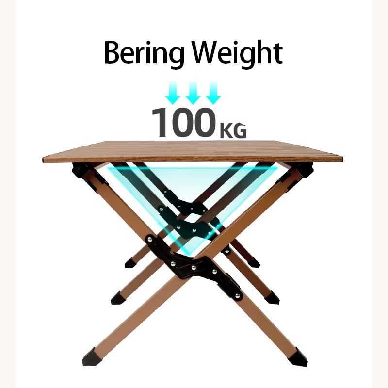 Picnic Table Egg Roll Table Lightweight Portable Picnic Party Equipment Camping Portable Adjustable Light Weight Table Garden Tables Folding Table