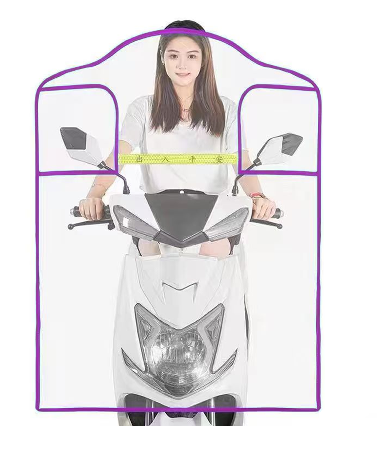 Custom Electric Bike Windshield Manual Control Motorcycle Clear Board Adults Rain Screen Windproof Cover Travel Wholesale