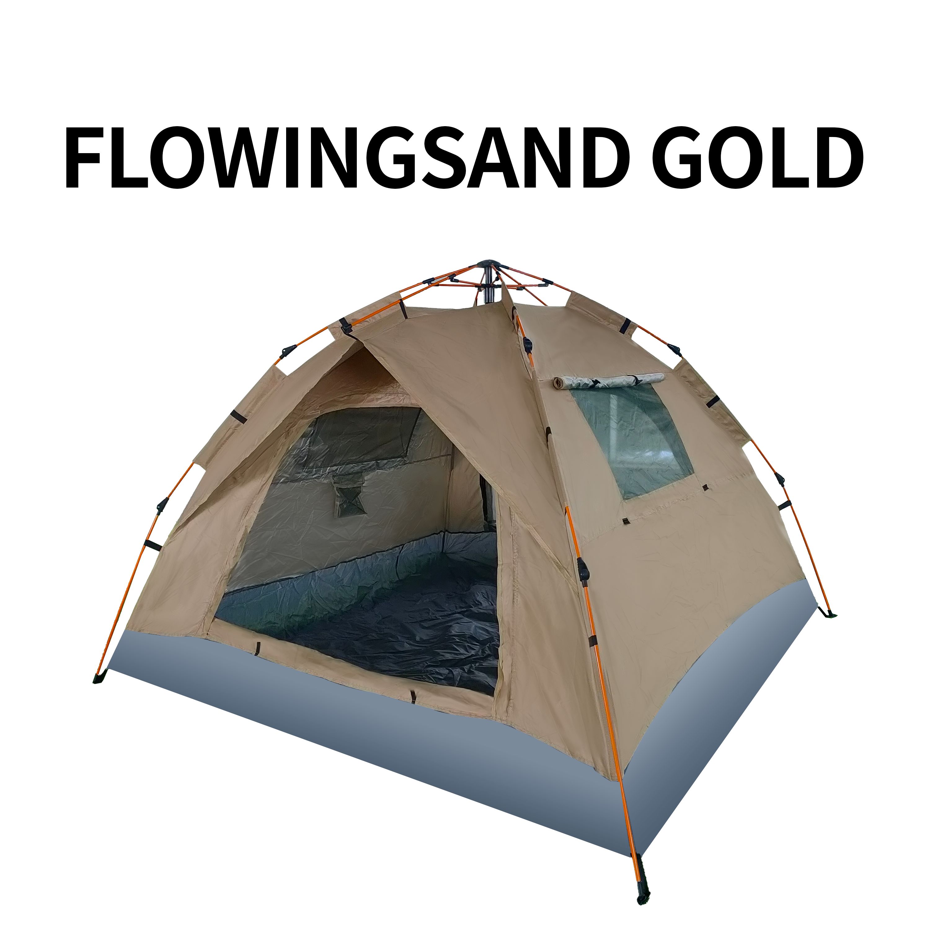 Exclusive Safari Instant Tent⛺️ | Double Doors & Panoramic Windows for Sun & Rain Protection