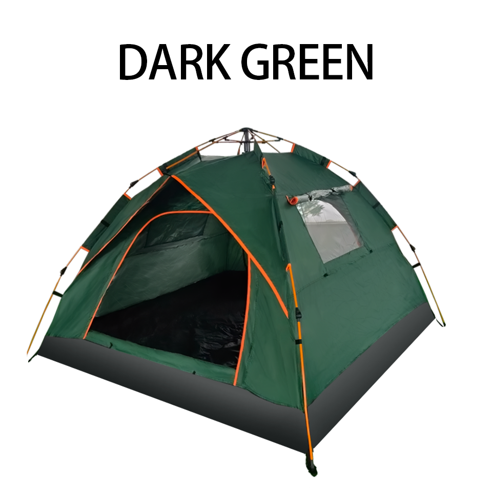 Exclusive Safari Instant Tent⛺️ | Double Doors & Panoramic Windows for Sun & Rain Protection