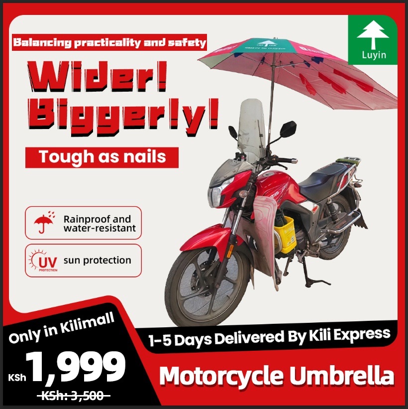 🎁Free Gift｜Motorcycle Umbrella Cover for Sun and rain