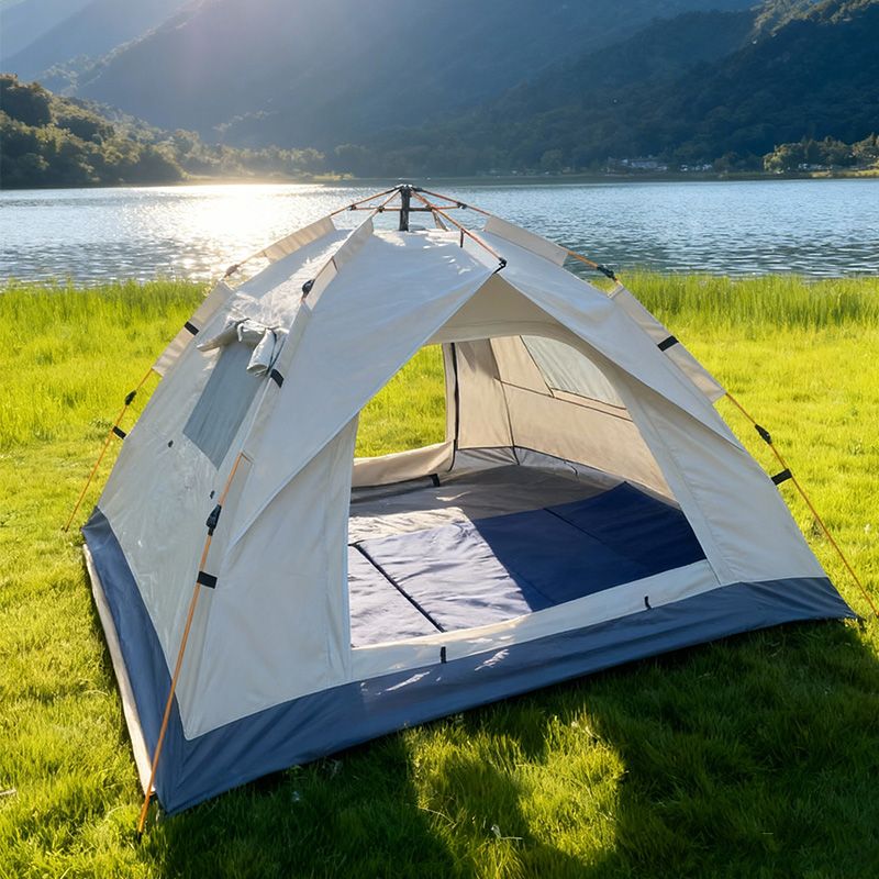 Exclusive Safari Instant Tent ⛺ | 2m × 1.5m Automatic Camping Tent with 2 Doors & 2 Windows | Spacious Outdoor Shelter for 2–3 People | Fast Setup Camping Tent