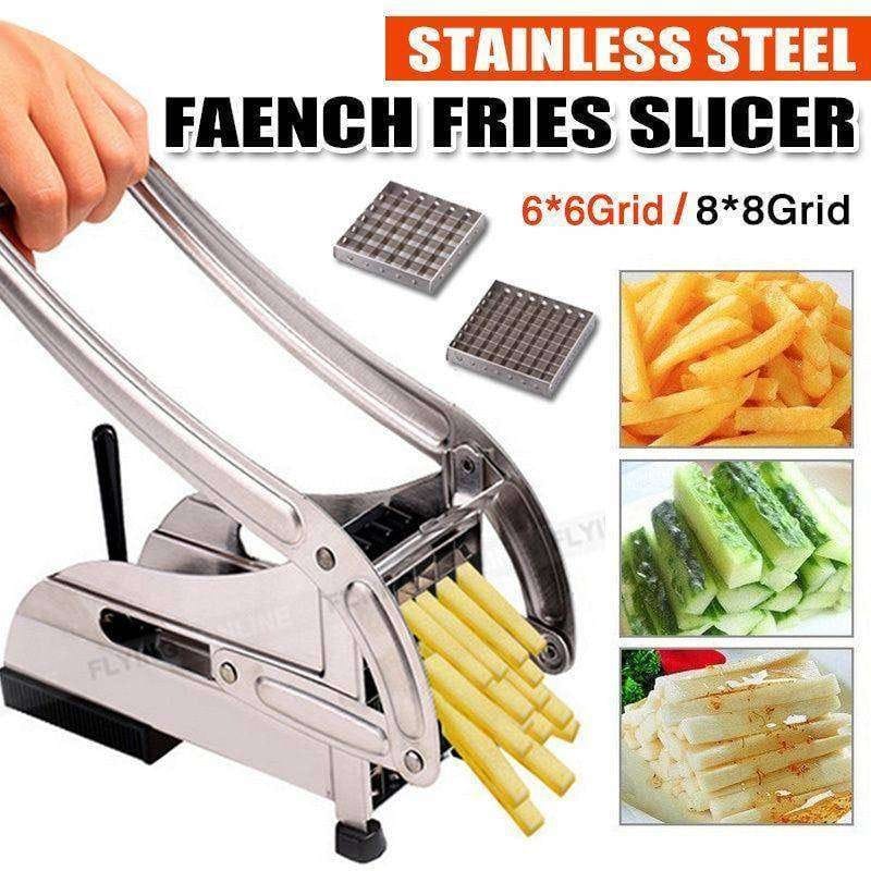 . 2IN1 HEAVY GAUGE POTATO CHIPPER MACHINE - 2 SIZE CHIPS CUTTER SIMPLE AND EASY CUTTING
STAINLESS STEEL BODY MATERIAL EXTRA SHARP STAINLESS STEEL BLADE