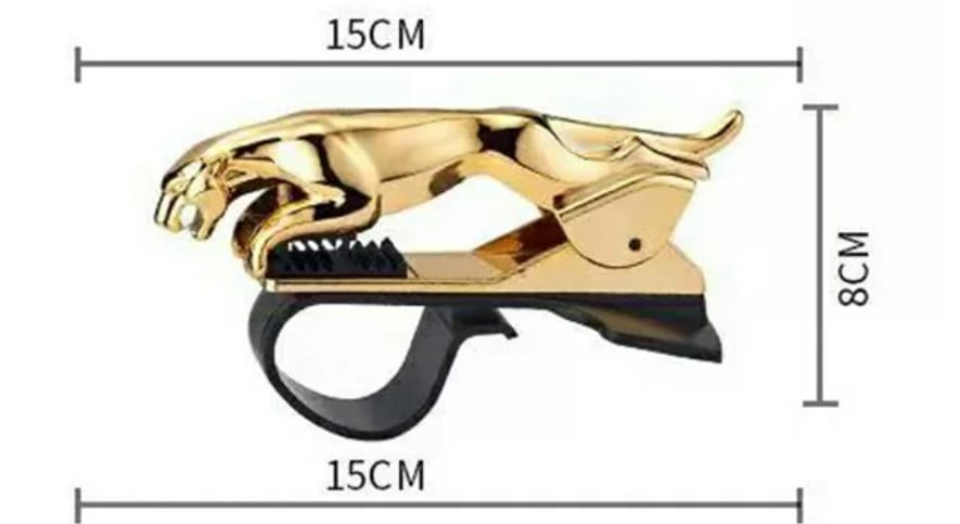 Cool Jaguar Cheetah HUD Car Phone Holder Leopard Cell Phone GPS Stand 360